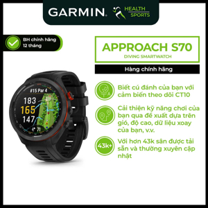 Đồng hồ thông minh Garmin Approach S70 - 47 mm