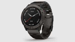 Đồng hồ thông minh Garmin Fenix 6X Titanium Carbon Gray - Titanium Band