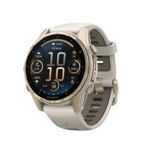 Đồng hồ thông minh Garmin Fenix 8 Sapphire 43mm viền Titanium
