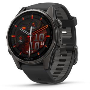 Đồng hồ thông minh Garmin Fenix 8 Sapphire 43mm viền Titanium