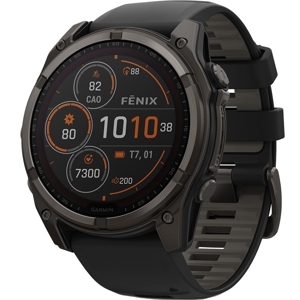 Đồng hồ thông minh Garmin Fenix 8 Sapphire Solar 51mm viền Titanium