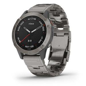 Đồng hồ thông minh Garmin Fenix 6 - Sapphire, Dây Titanium