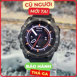 Đồng hồ thông minh Garmin Fenix 8 Sapphire 51mm viền Titanium