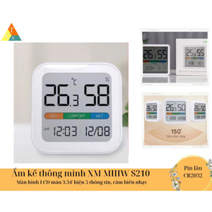 Đồng hồ tích hợp nhiệt ẩm kế miiiw NK5253