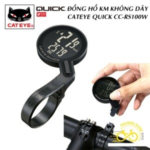 Đồng hồ tốc độ Cateye Quick CC-RS100W