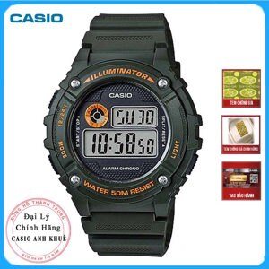 Đồng hồ trẻ em năng động thời trang Casio W-216H-1A