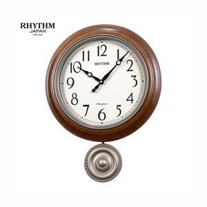 Đồng hồ treo tường Rhythm Wooden Wall Clock CMJ549NR06