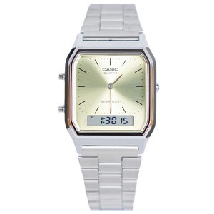 Đồng hồ nam Unisex dây thép không gỉ Casio AQ-230A - nhiều màu