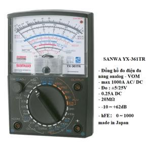 Đồng hồ vạn năng chỉ thị kim Sanwa YX-361TR