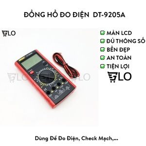 Đồng hồ vạn năng điện tử Digital Multimeter DT-9205A