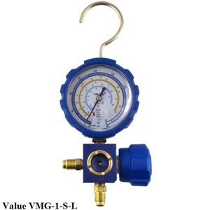 Đồng hồ nạp gas lạnh đơn Value VMG-1-S-L