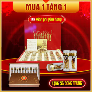 Đông trùng hạ thảo nguyên con sấy khô hộp gỗ 20g