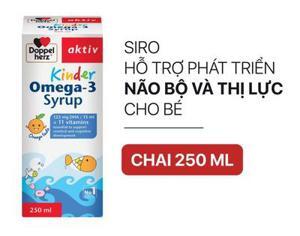 Doppel Herz Kinder Omega-3 Syrup hỗ trợ phát triển não bộ và thị lực