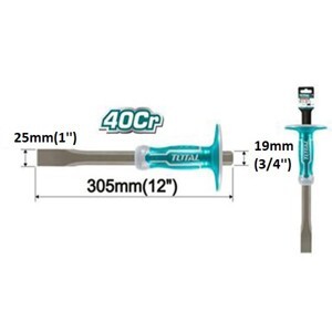 Đục sắt dẹp 25mm Total THT4411219