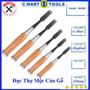 Đục thợ mộc cán gỗ C-Mart A0088-12