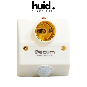 Đui đèn cảm ứng hồng ngoại Decom DC-069C