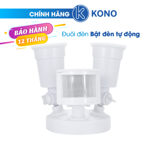 Đui đèn cảm ứng tự động bật đèn Kono KN-S08 thông minh