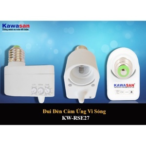 Đui đèn cảm ứng vi sóng Kawa RSE27