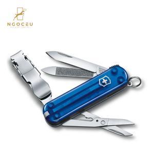 Dụng cụ đa năng Victorinox Nail Clip 580 Blu Transp 0.6463.T2