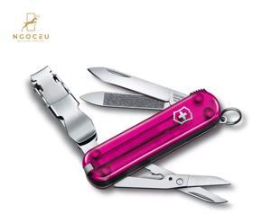 Dụng cụ đa năng Victorinox Nail Clip 580 Pink Transp 0.6463.T5