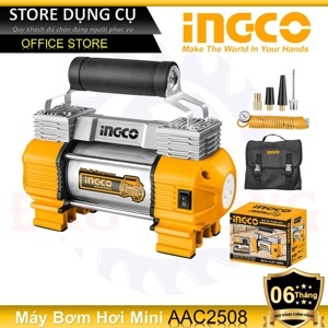 Dụng cụ kiểm tra hơi lốp xe ô tô Ingco AAC2508