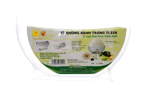 Dụng cụ nhúng bánh tráng 3 ngăn Tự Lập TL358 (Bộ 2 dụng cụ)