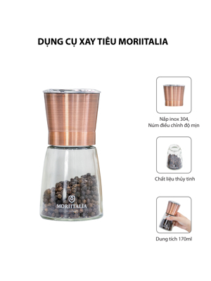 Dụng cụ xay tiêu Moriitalia 000860