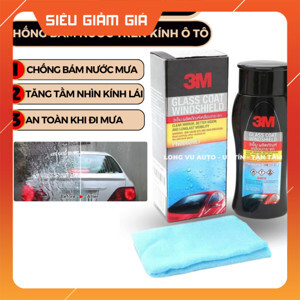 Dung dịch chống bám nước trên kính xe Glass Coat Windshield 3M 08889 LT 200ml