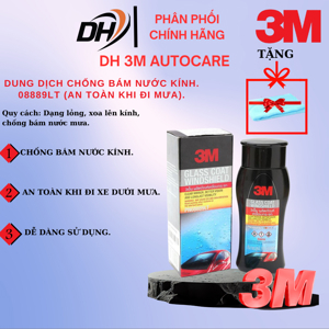 Dung dịch chống bám nước trên kính xe Glass Coat Windshield 3M 08889 LT 200ml