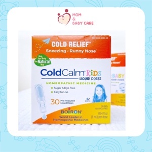 Dung Dịch ColdCalm Boiron dạng Ống cho bé từ 6 tháng tuổi - hỗ trợ cảm cúm, nghẹt mũi, sổ mũi