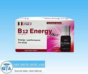 Dung dịch đạm uống B12 Energy Max cung cấp năng lượng - Hộp 10 Lọ x 10ml