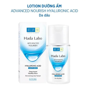 Dung dịch dưỡng ẩm tối ưu Hada Labo Advanced Nourish Hyaluron Lotion da dầu 100ml