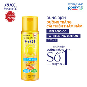 Dung dịch dưỡng trắng da chống thâm nám Melano CC Whitening Lotion 170ml