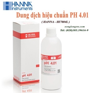 Dung dịch hiệu chuẩn ph 4.01, chai 500ml Hanna HI7004L