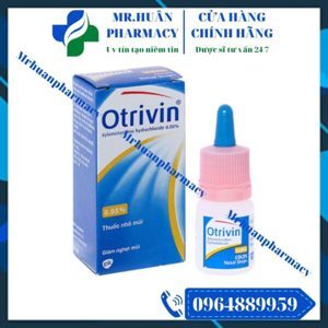 Dung dịch nhỏ mũi, giảm nghẹt mũi trẻ em otrivin 0.05