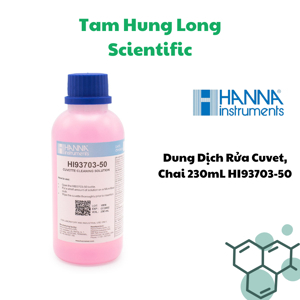 Dung dịch rửa cuvet chai Hanna HI93703-50, 230ml