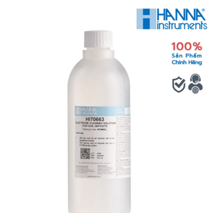 Dung dịch rửa điện cực trong đất trồng Hanna HI70663L, 500 ml