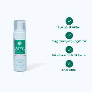 Dung dịch rửa mặt tạo bọt ngăn ngừa mụn Acnes Foaming Wash 150ml