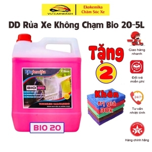 Dung dịch rửa xe không chạm Ekokemika BIO 20 – can 5L