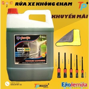 Dung dịch rửa xe không chạm Ekokemika BIO 35 - can 5L