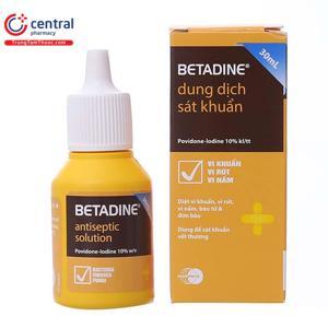 Dung dịch sát khuẩn Betadine Antiseptic 10% (30ml)