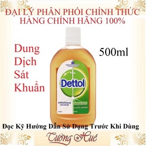 Dung dịch sát khuẩn Dettol 500ml