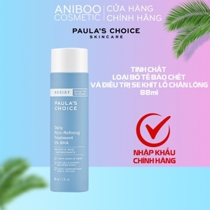 Dung dịch tẩy da chết và thu nhỏ lỗ chân lông Paula's Choice Resist Daily Pore Refining Treatment 2% BHA 88ml