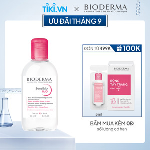 Dung dịch tẩy trang Bioderma Sensibio H2O 250ml