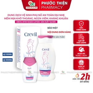 Dung dịch vệ sinh phụ nữ cao cấp 300ml- Crevil Intim Waschlotion