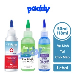 Dung dịch vệ sinh tai Tropiclean Oxymed 118ml