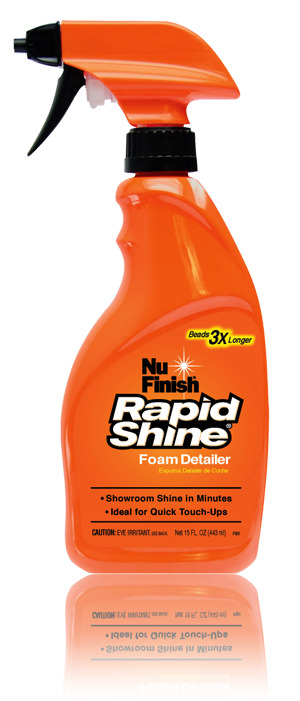 Dung dịch xịt bóng nhanh xe hơi Nu Finish Rapid Shine NFR-12, 443ml