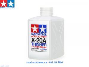 Dung môi pha sơn 81040 Acrylic X-20A Thinner (250ml) Tamiya