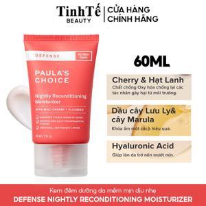 Dưỡng ẩm ban đêm khôi phục vẻ tươi trẻ cho làn da Paula's Choice Defense Nightly Reconditioning Moisturizer 60ml