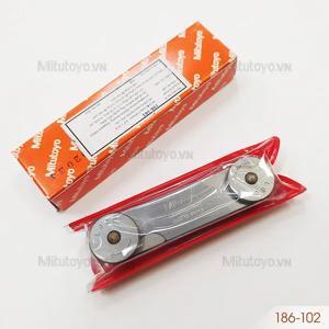 Dưỡng đo bán kính 16 lá Mitutoyo 186-102 0.5mm